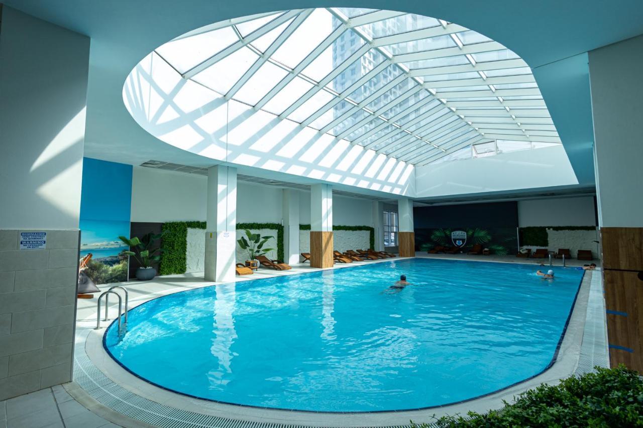 16Th Floor Sky View Condo With Pool And Fitness Скопие Екстериор снимка